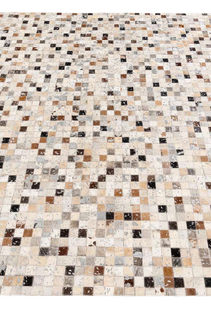 5' 3 x 7' 5 Cowhide Stocks Rug