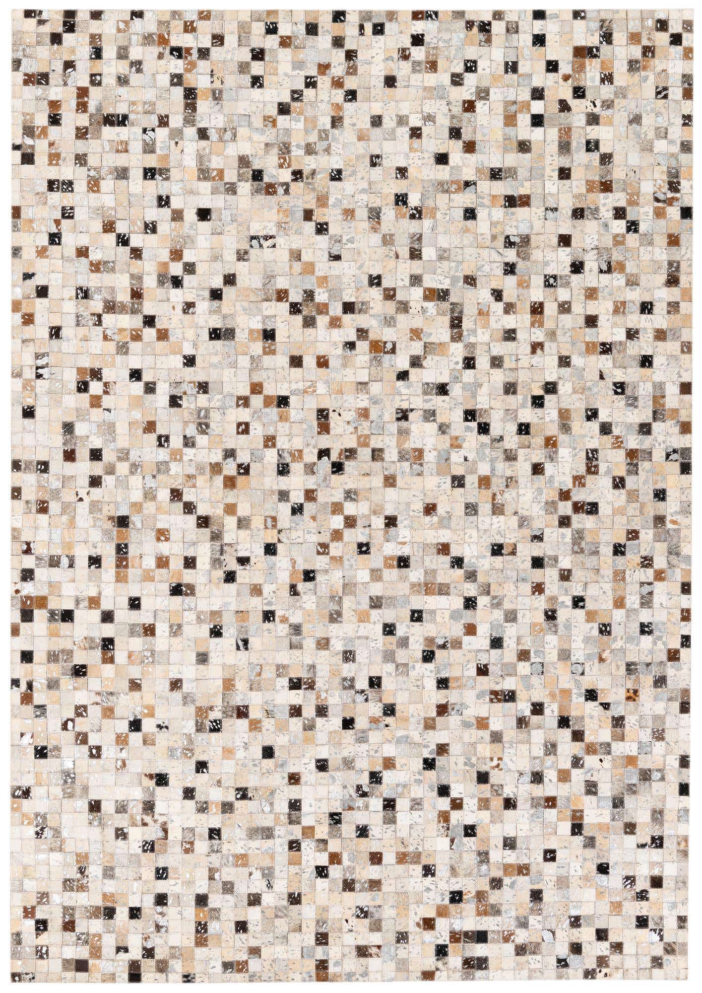 5' 3 x 7' 5 Cowhide Stocks Rug