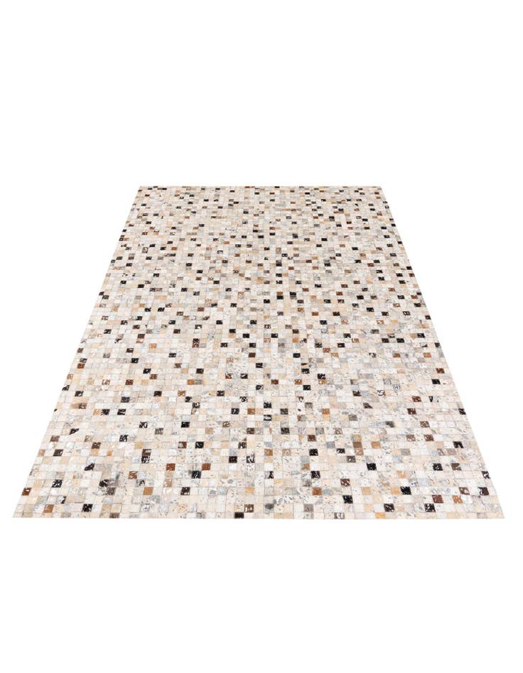 Detail image of 5' 1 x 7' 8 Cowhide Stocks Rug