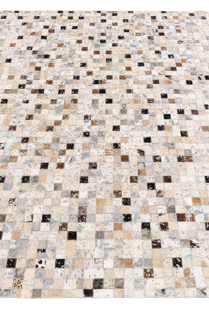 5' 1 x 7' 8 Cowhide Stocks Rug