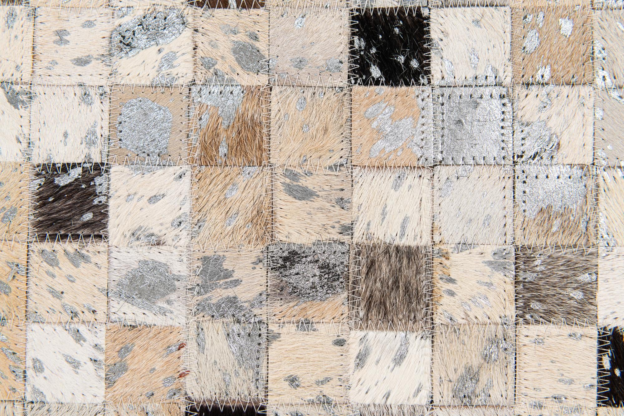5' 1 x 7' 8 Cowhide Stocks Rug