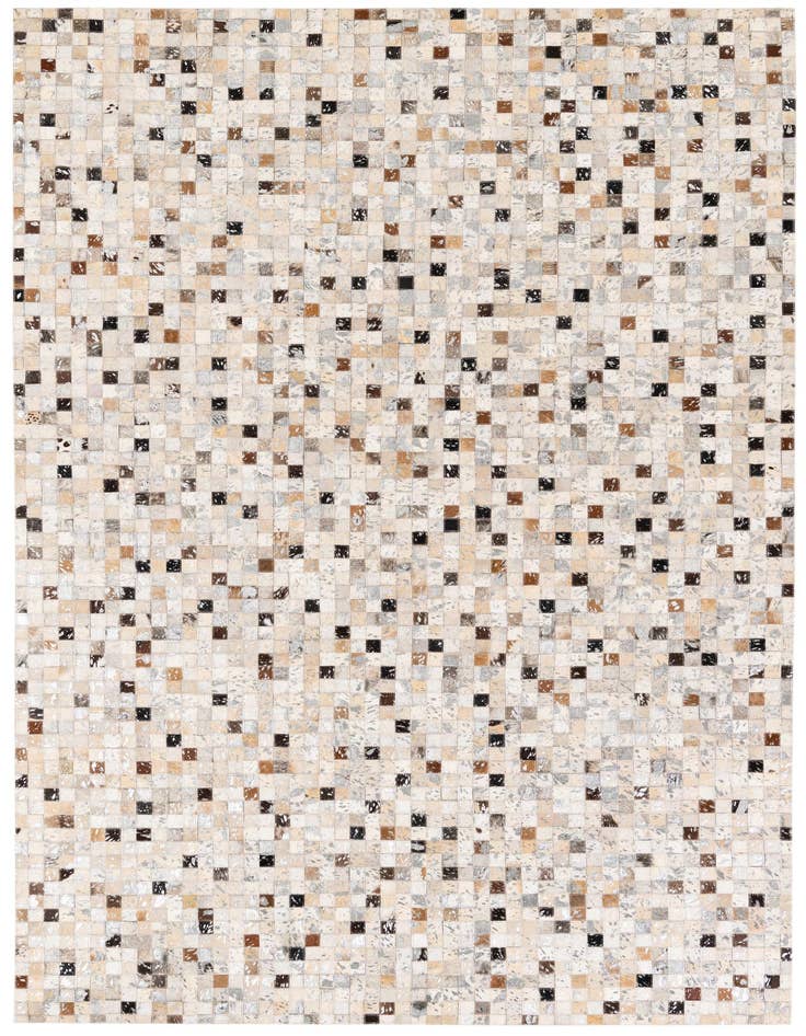 Detail image of 5' 1 x 7' 8 Cowhide Stocks Rug