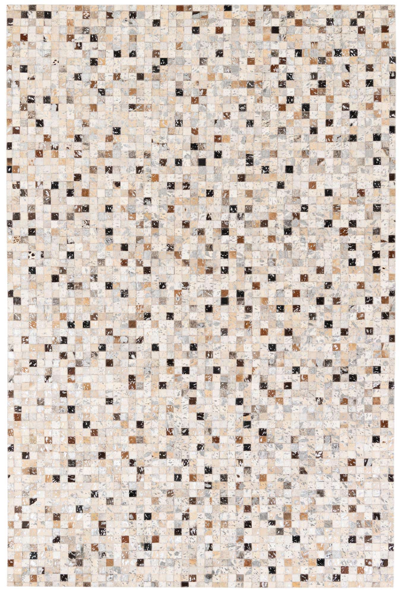 5' 1 x 7' 8 Cowhide Stocks Rug