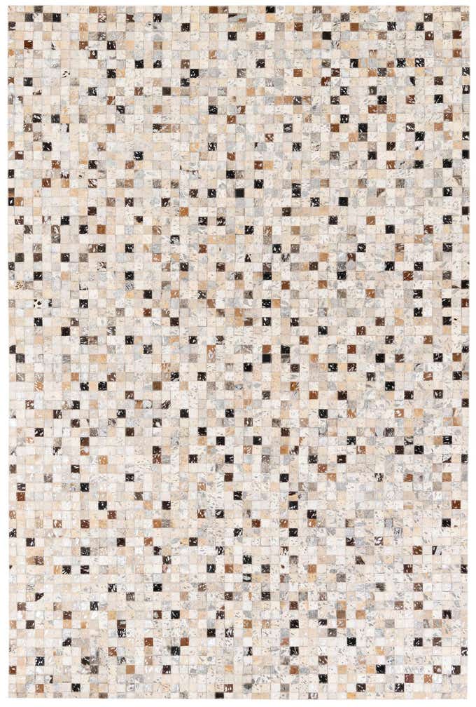 5' 1 x 7' 8 Cowhide Stocks Rug