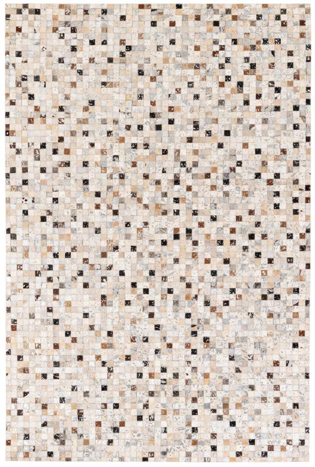 Detail image of 5' 1 x 7' 8 Cowhide Stocks Rug
