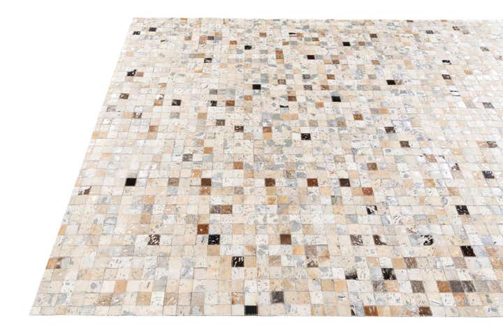 5' 3 x 7' 5 Cowhide Stocks Rug