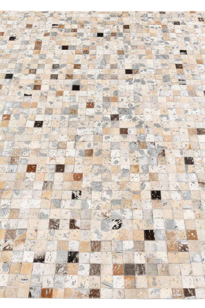 5' 3 x 7' 5 Cowhide Stocks Rug