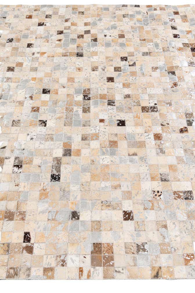 5' 2 x 7' 5 Cowhide Stocks Rug