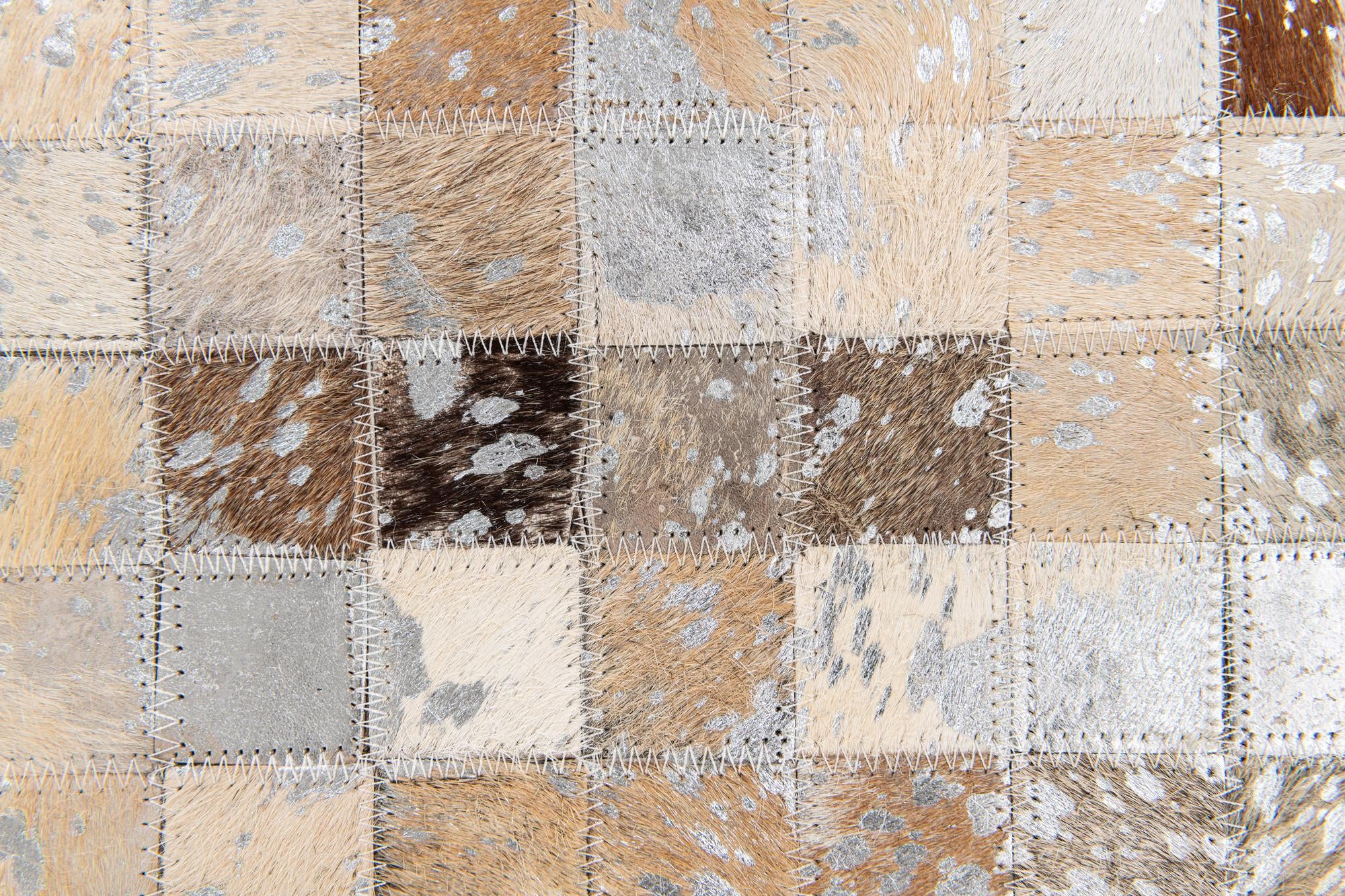 5' 2 x 7' 5 Cowhide Stocks Rug