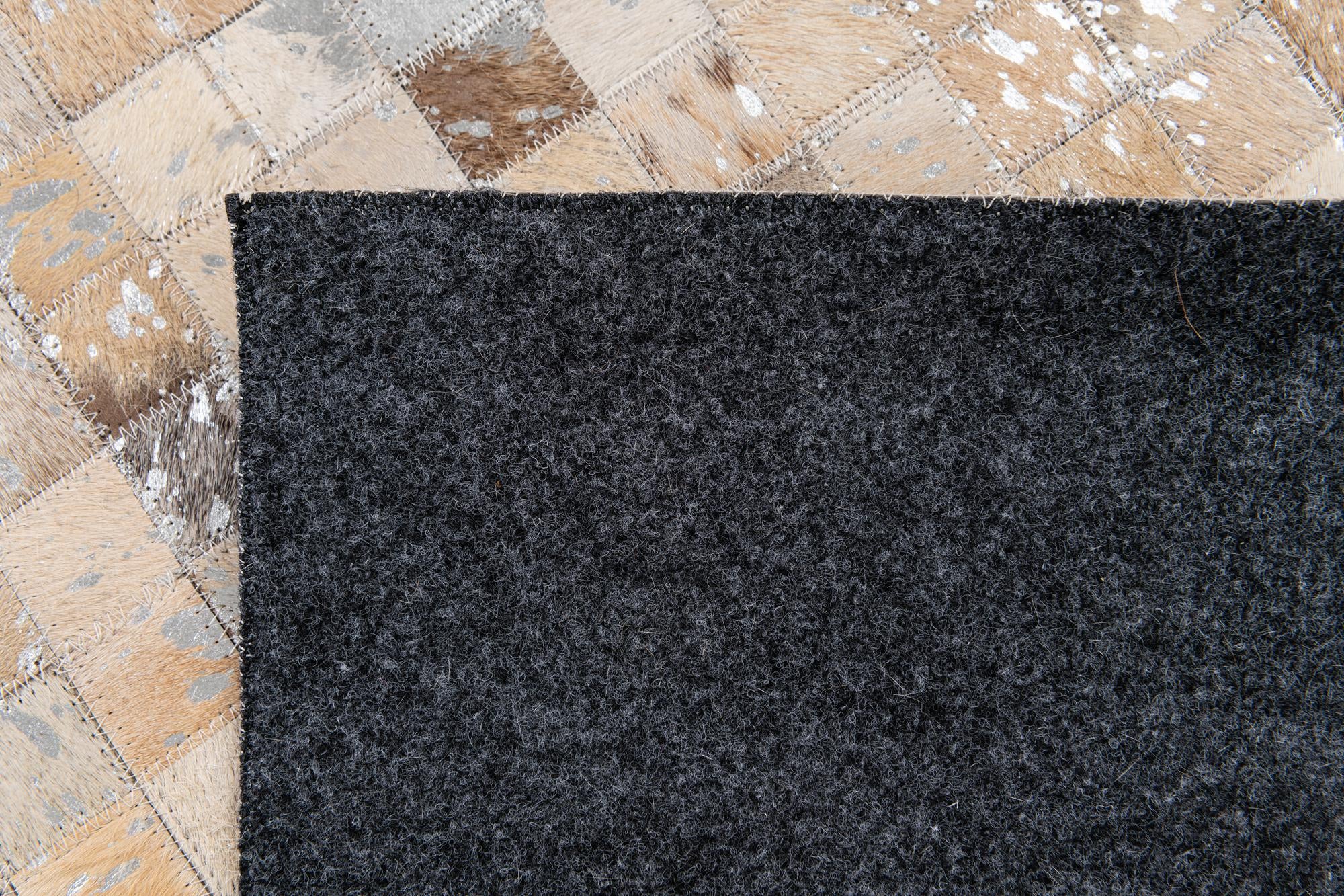 5' 2 x 7' 5 Cowhide Stocks Rug