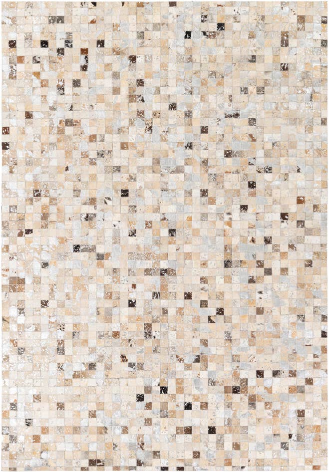 Detail image of 5' 2 x 7' 5 Cowhide Stocks Rug