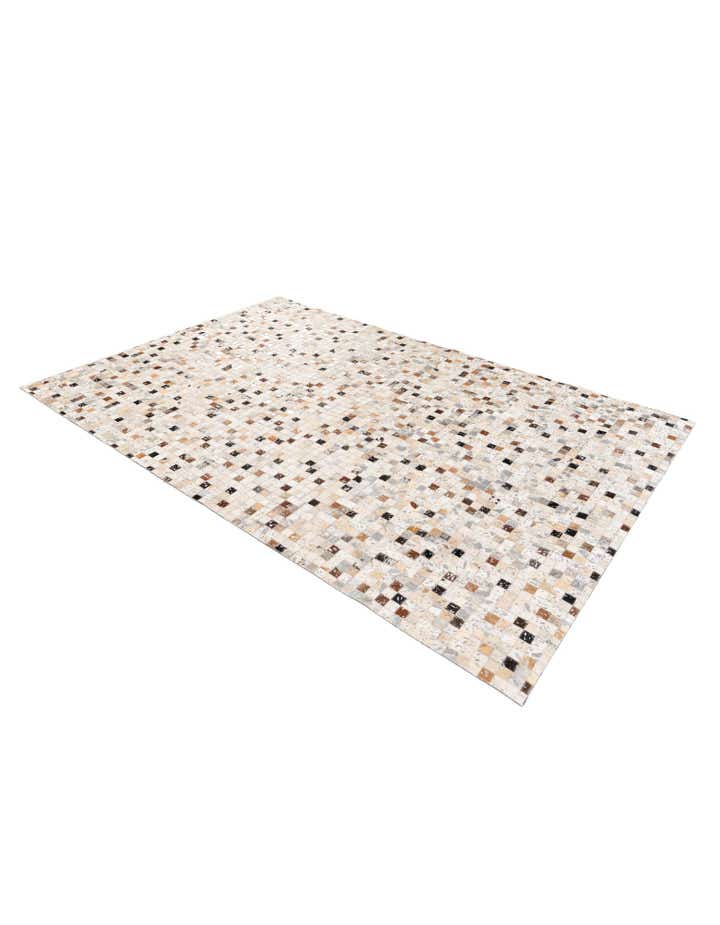 5' 1 x 7' 7 Cowhide Stocks Rug
