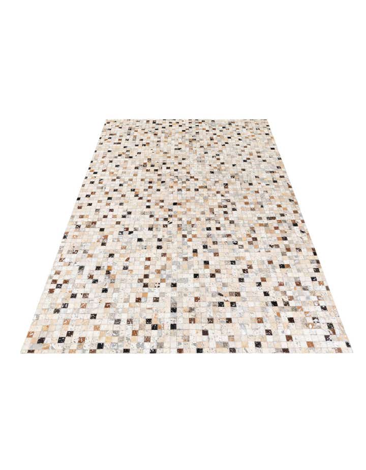5' 1 x 7' 7 Cowhide Stocks Rug