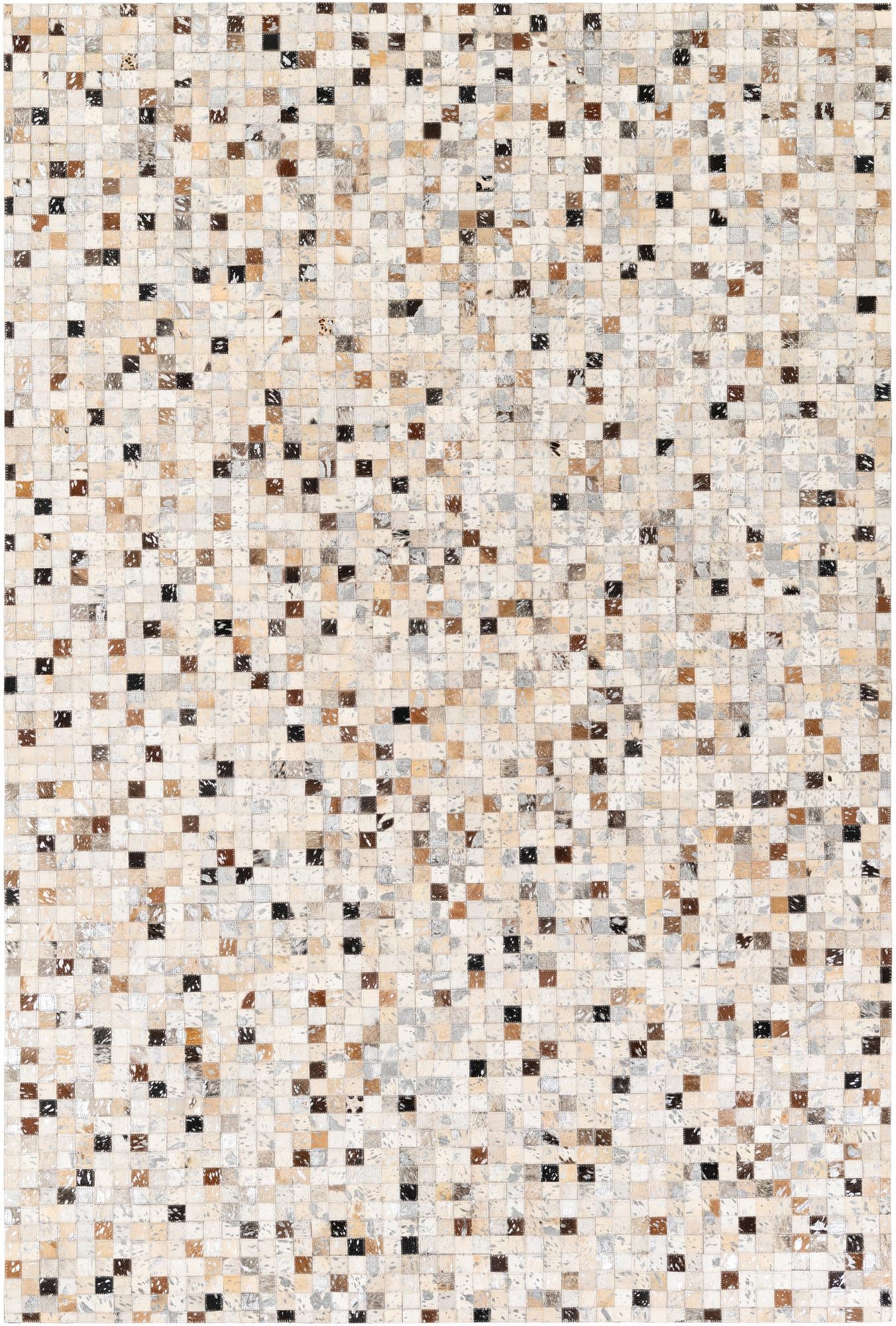5' 1 x 7' 7 Cowhide Stocks Rug