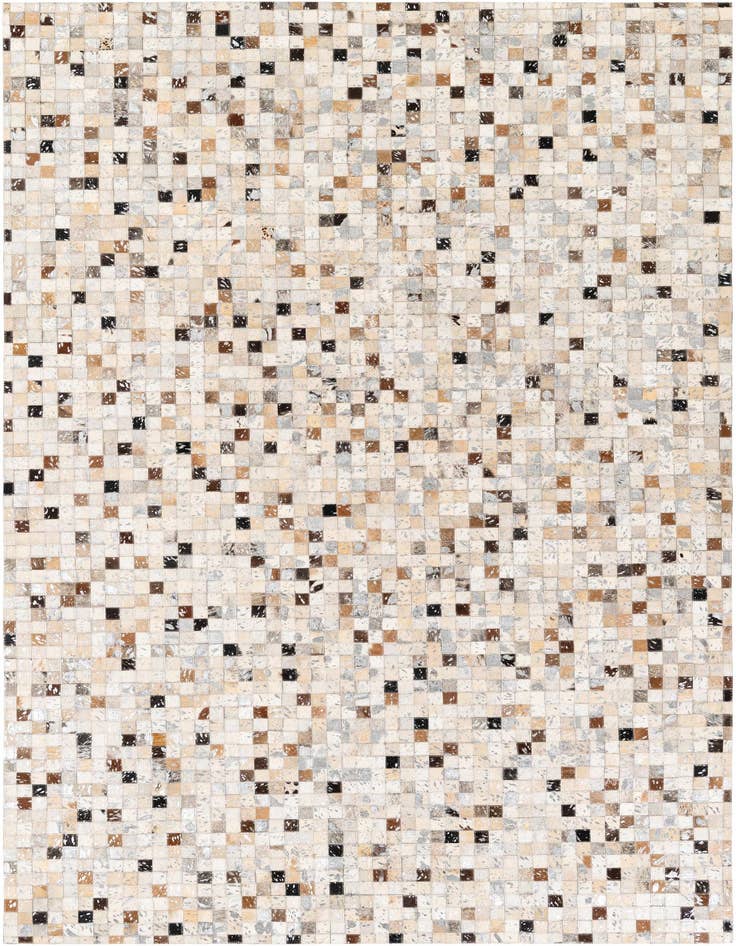 Detail image of 5' 1 x 7' 7 Cowhide Stocks Rug