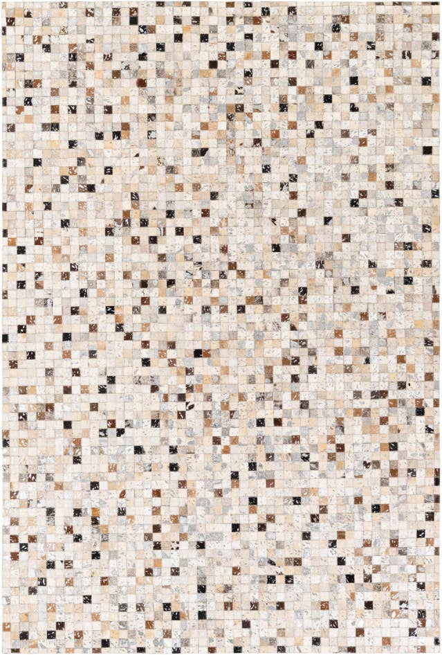 Detail image of 5' 1 x 7' 7 Cowhide Stocks Rug