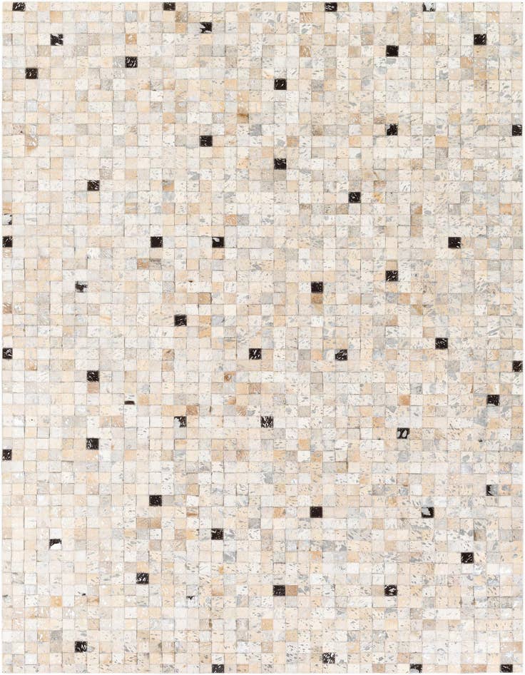 Detail image of 5' 4 x 7' 6 Cowhide Stocks Rug