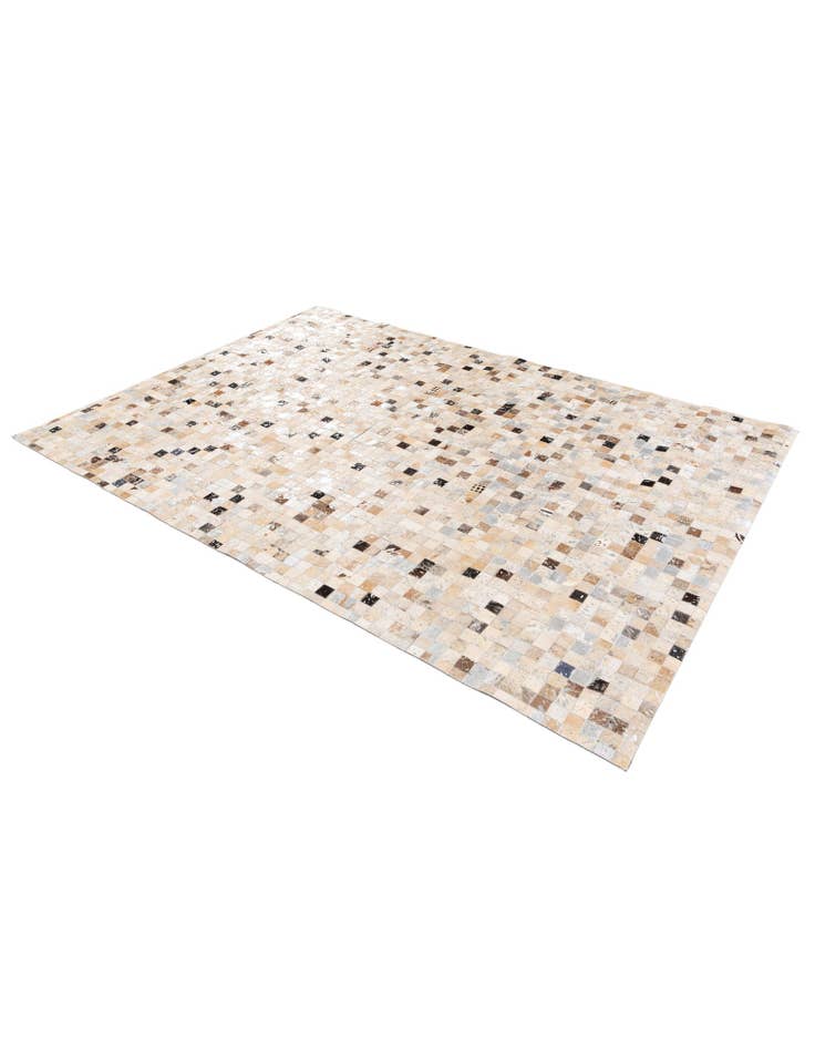 Detail image of 5' 3 x 7' 6 Cowhide Stocks Rug