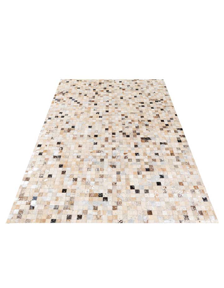 5' 3 x 7' 6 Cowhide Stocks Rug