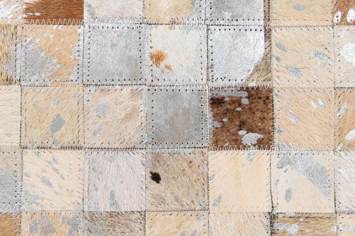 5' 3 x 7' 6 Cowhide Stocks Rug