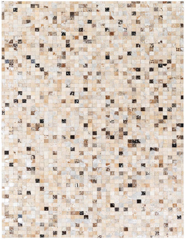 Detail image of 5' 3 x 7' 6 Cowhide Stocks Rug