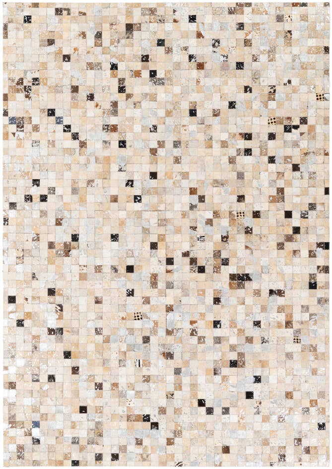 Detail image of 5' 3 x 7' 6 Cowhide Stocks Rug