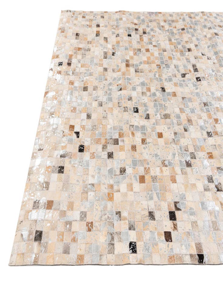 Detail image of 5' 5 x 7' 8 Cowhide Stocks Rug