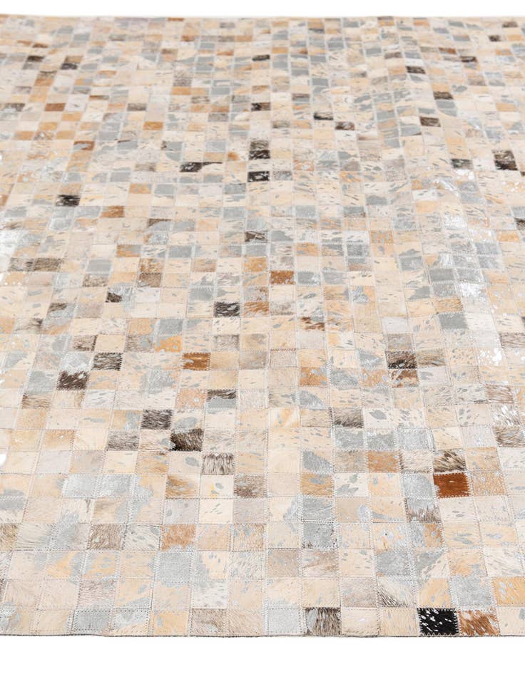 Detail image of 5' 5 x 7' 8 Cowhide Stocks Rug