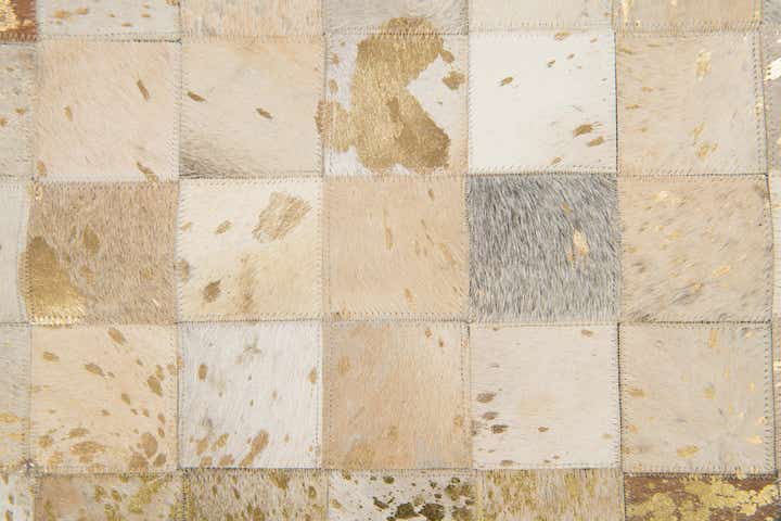 8' 1 x 9' 9 Cowhide Stocks Rug