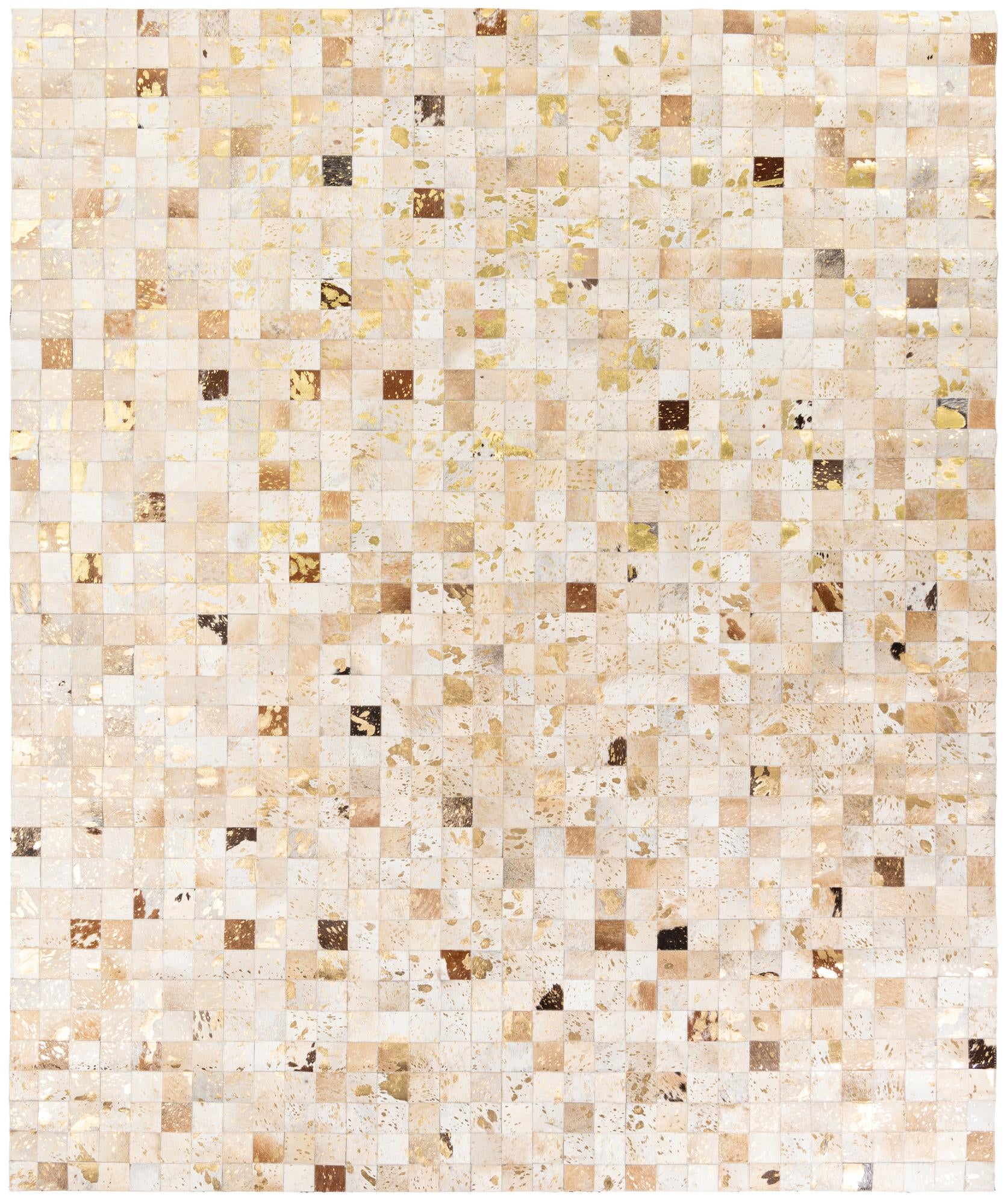 8' 1 x 9' 8 Cowhide Stocks Rug