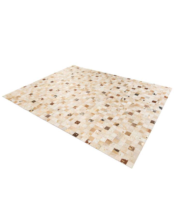 7' 10 x 9' 9 Cowhide Stocks Rug