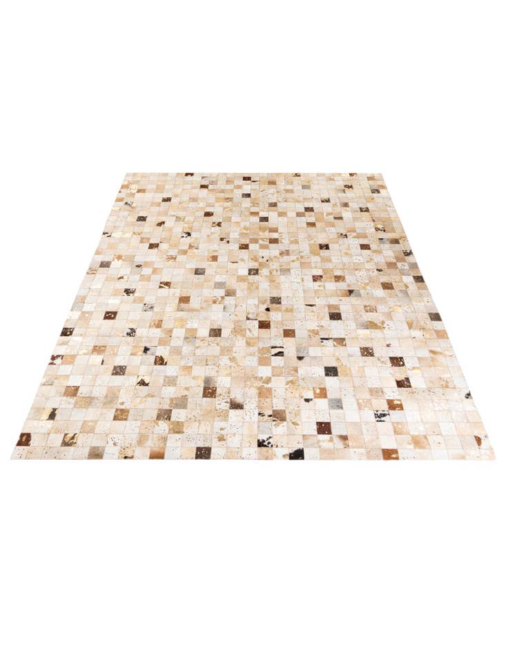 Detail image of 7' 10 x 9' 9 Cowhide Stocks Rug