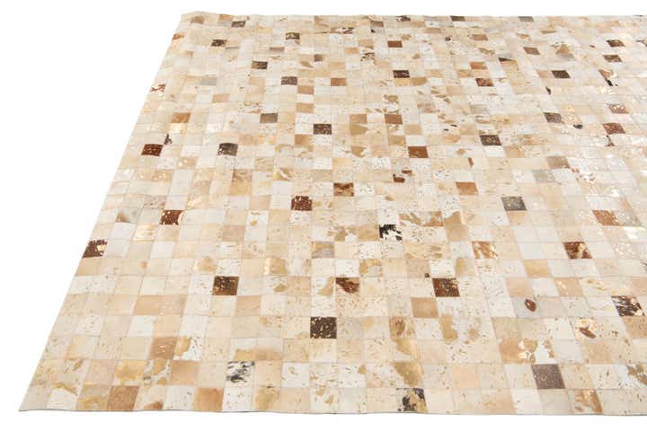 7' 10 x 9' 9 Cowhide Stocks Rug