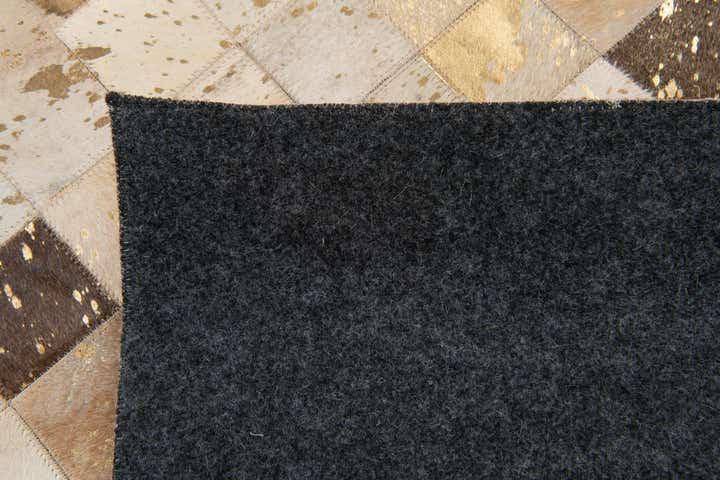 7' 10 x 9' 9 Cowhide Stocks Rug