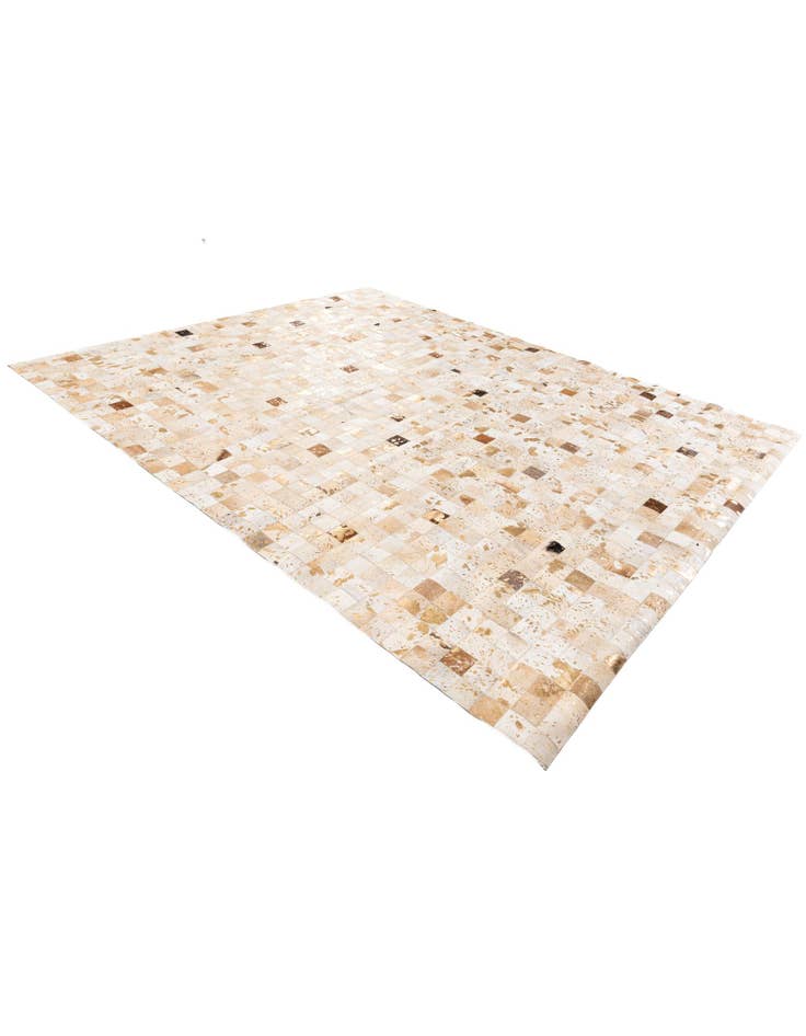 Detail image of 8' x 9' 9 Cowhide Stocks Rug