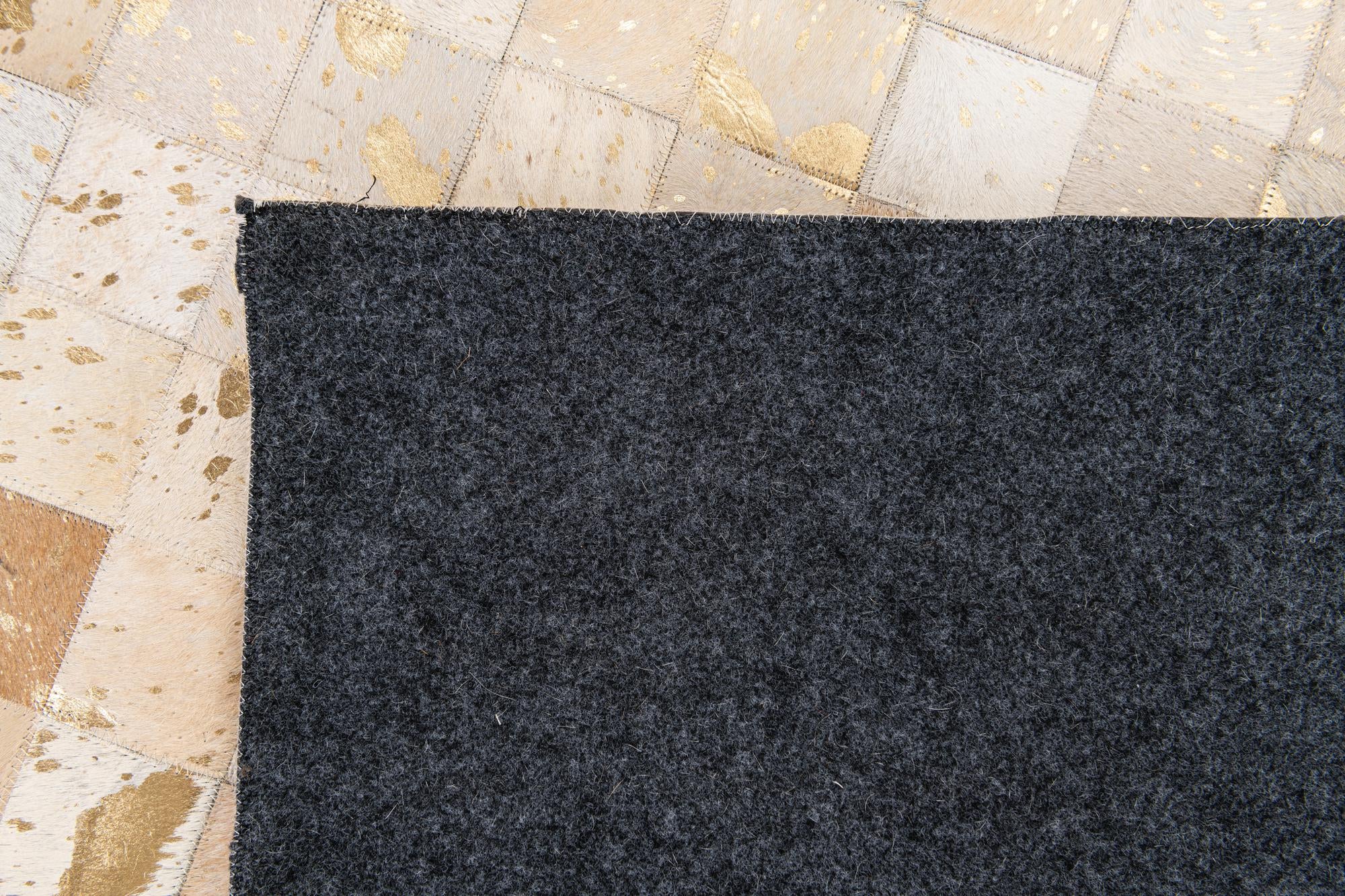 8' x 9' 9 Cowhide Stocks Rug