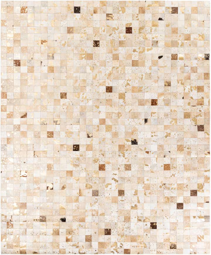 8' x 9' 9 Cowhide Stocks Rug