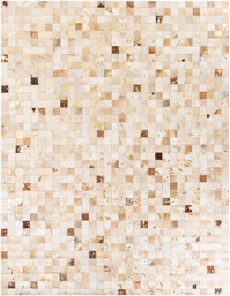 Detail image of 7' 10 x 9' 9 Cowhide Stocks Rug