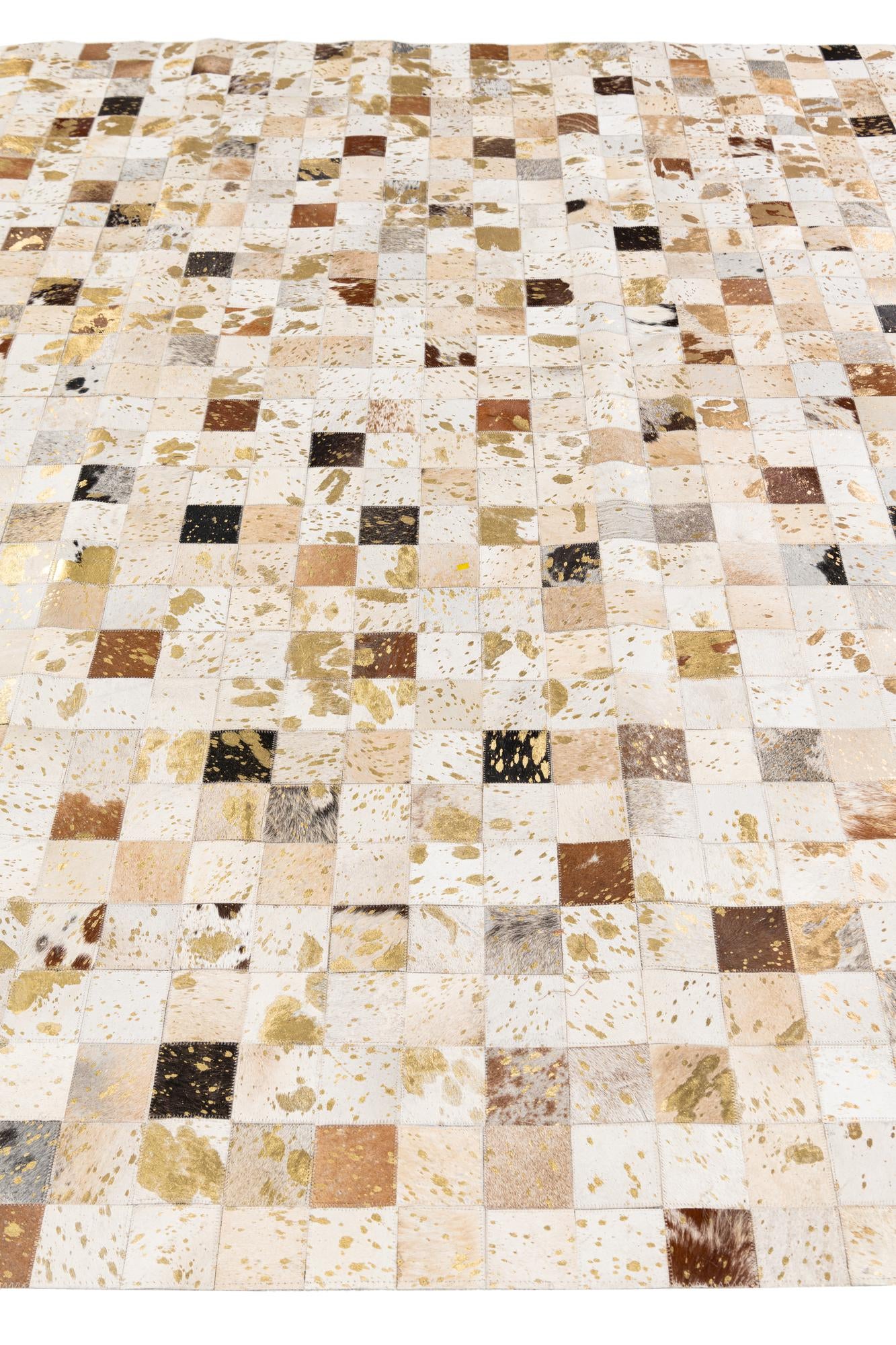 7' 6 x 9' 10 Cowhide Stocks Rug