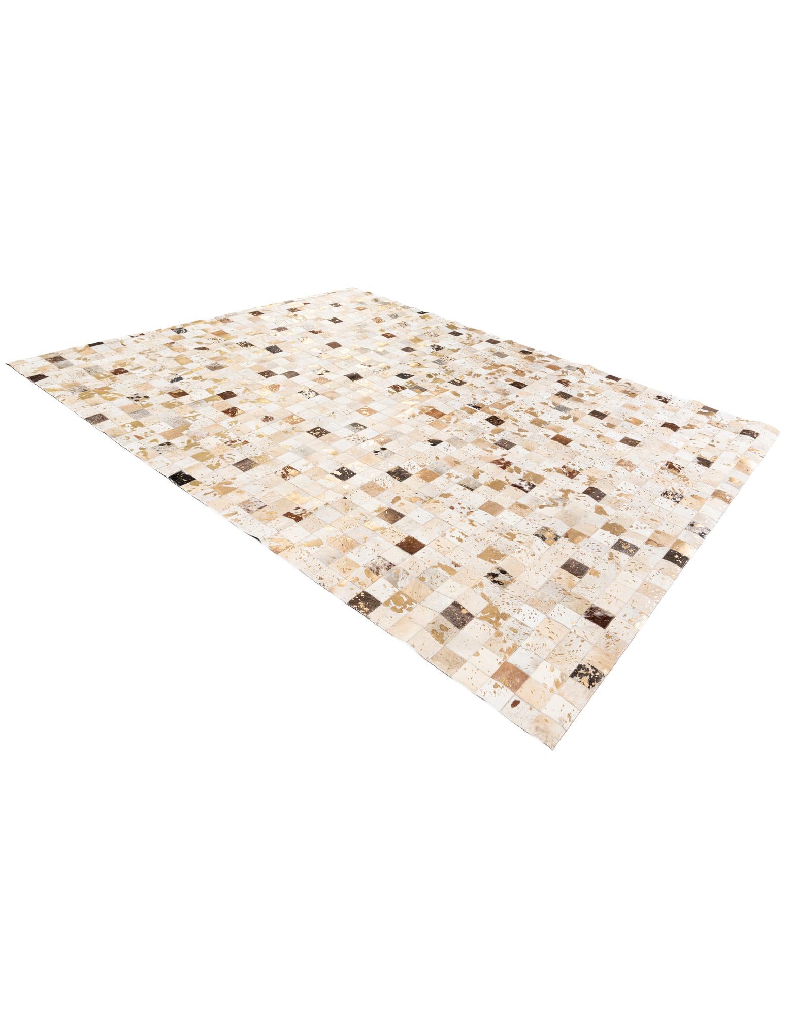 7' 10 x 9' 10 Cowhide Stocks Rug