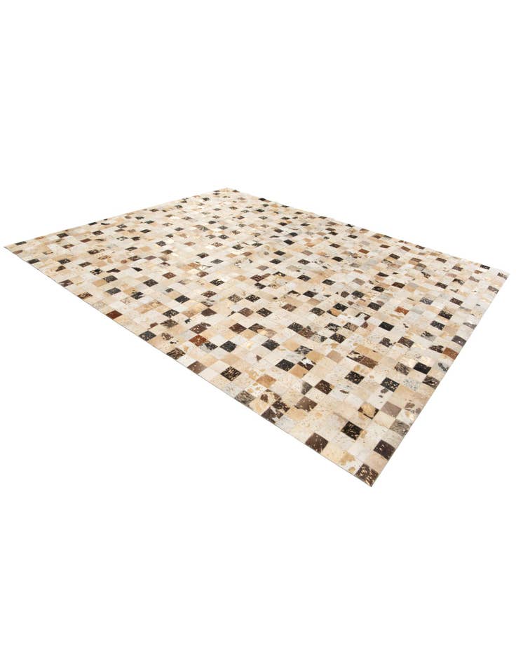 Detail image of 8' x 9' 11 Cowhide Stocks Rug