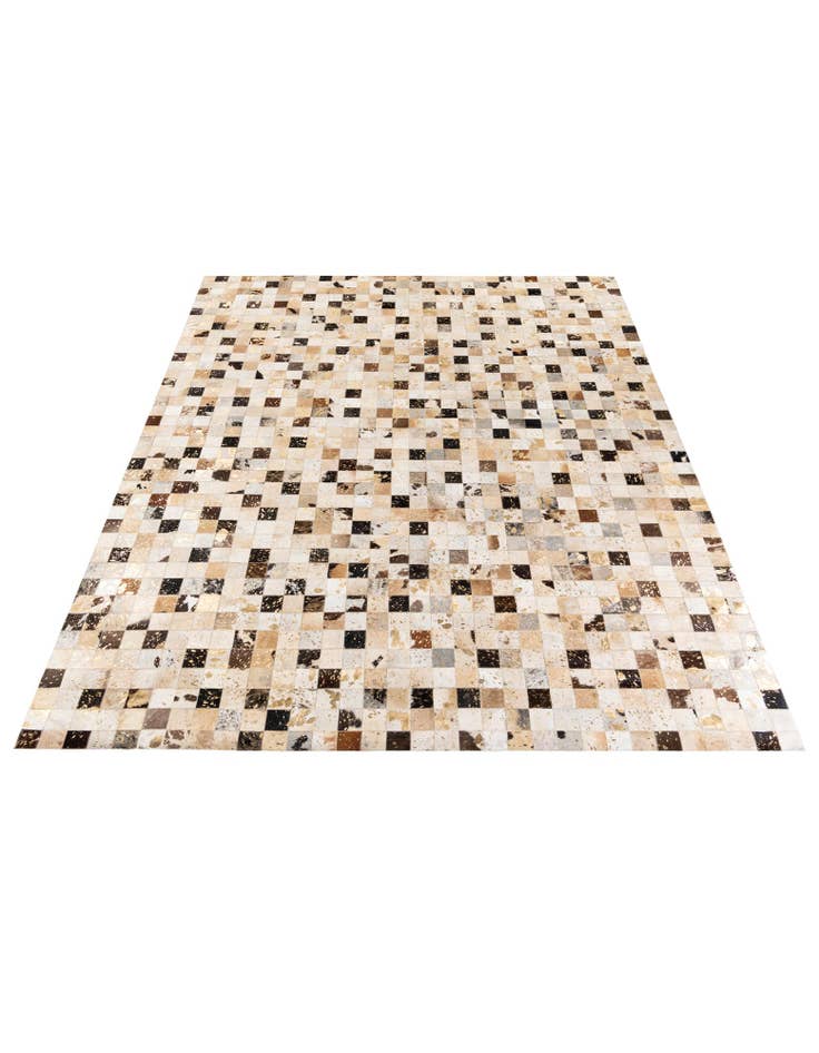 Detail image of 8' x 9' 11 Cowhide Stocks Rug