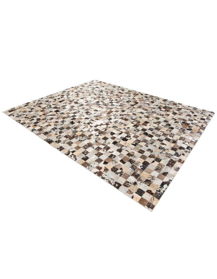 Detail image of 8' x 10' Cowhide Stocks Rug