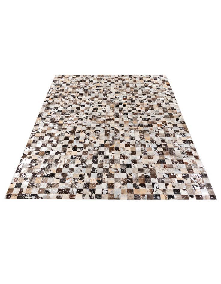 Detail image of 8' x 10' Cowhide Stocks Rug