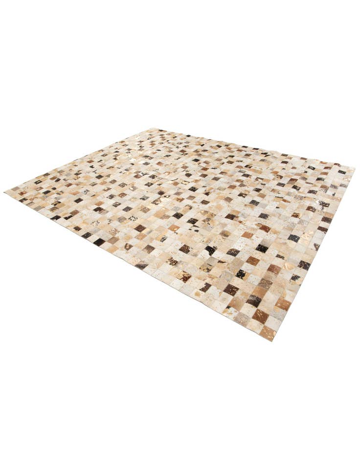 Detail image of 8' 1 x 9' 11 Cowhide Stocks Rug