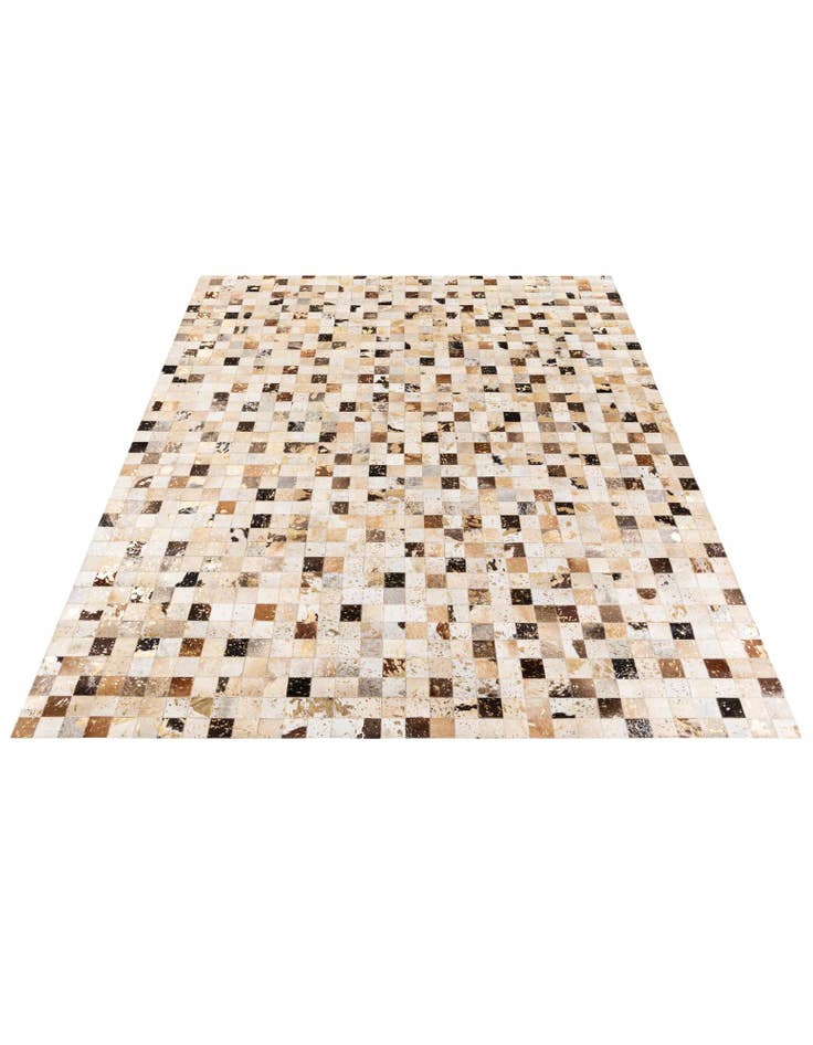 Detail image of 8' 1 x 9' 11 Cowhide Stocks Rug