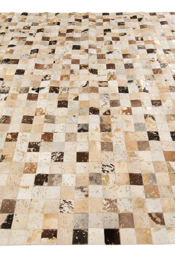 8' 1 x 9' 11 Cowhide Stocks Rug