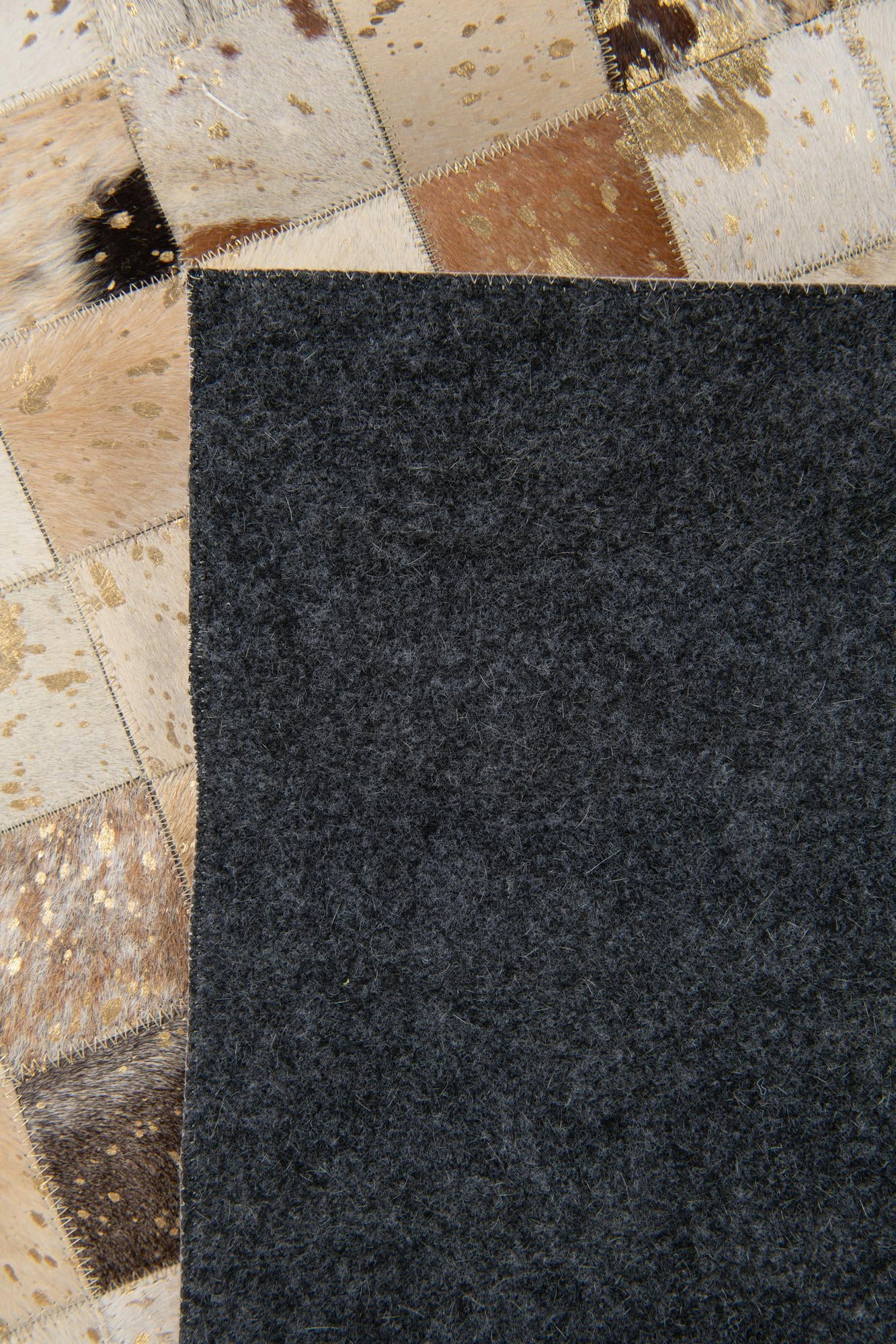 8' 1 x 9' 11 Cowhide Stocks Rug