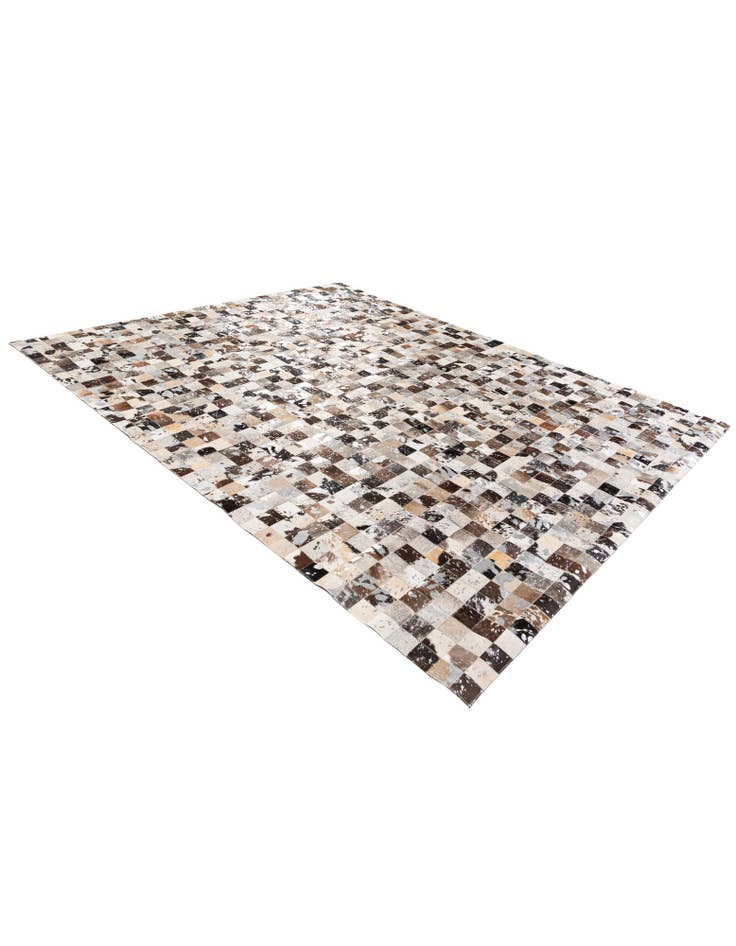 Detail image of 8' 2 x 9' 11 Cowhide Stocks Rug