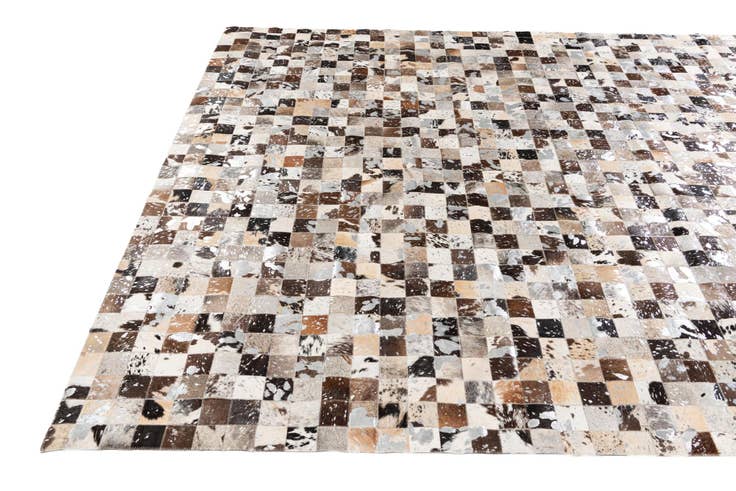 Detail image of 8' 2 x 9' 11 Cowhide Stocks Rug